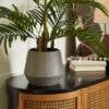 Dunelm Matt Grey Ceramic Plant Pot
