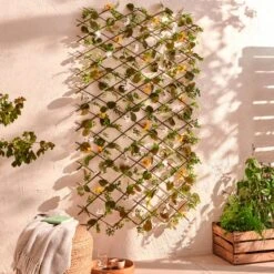 Dunelm Artificial Floral Yellow Trellis 180cm