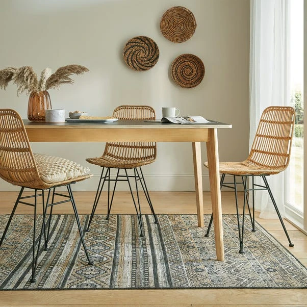 Dunelm Global Reversible Indoor Outdoor Rug 5 Dunelm Global Reversible Indoor Outdoor Rug - Image 5