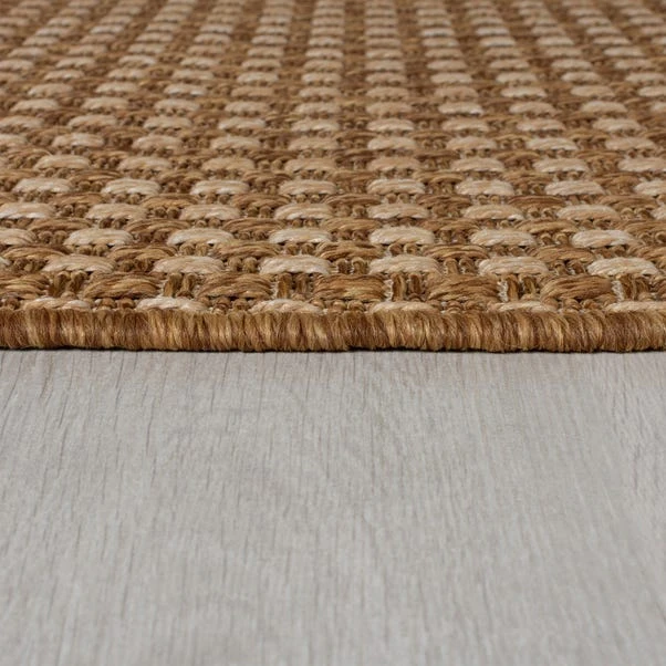 Dunelm Basketweave Jute Look Indoor Outdoor Rug 4 Dunelm Basketweave Jute Look Indoor Outdoor Rug - Image 4