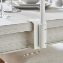 Dunelm Matt White Over Table Display Bar -Garden Decoration Craft 30817273 alt02